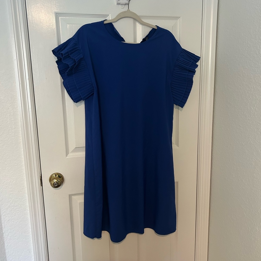 SHEIN Curve Royal Blue Dress